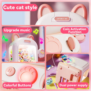 Bjq <span class=keywords><strong>2025</strong></span> OEM Nhựa Đồ Chơi Giáo Dục Mini Claw Búp Bê Máy Tính Để Bàn Trò Chơi Cho Trẻ Em Xoắn Trứng & Tiền Xu Học Tập - Product Image 5