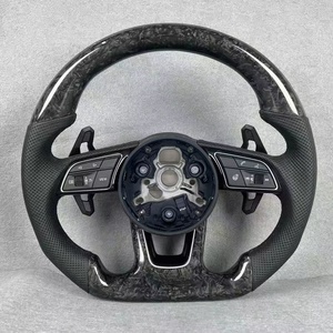 Volant de manette de vitesse en carbone forgé personnalisé pour <span class=keywords><strong>Audi</strong></span> B9 A3 A4 A5 <span class=keywords><strong>S4</strong></span> S5 A6 Q7 TT R8 S6 RS3 RS4 RS7 A8 Q5 S3 B8 RS5 Sport - Product Image 1