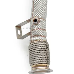 Chất lượng thép không gỉ tiêu đề xả Manifold downpupe cho Audi R8 4.2L V8 tăng cường mã lực với xả tiêu đề - Product Image 5