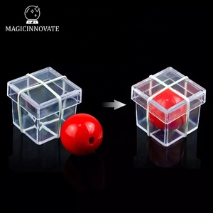 <span class=keywords><strong>1</strong></span> Set Magia accesorios bola penetrando a través de caja mago profesional Magia divertido trucos de Magia de juguete de los niños - Product Image 3