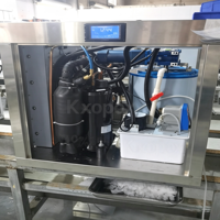 Machine à glace en flocons commerciale en acier inoxydable haute capacité 200kg-1000kg avec compresseur, pompe à eau à économie d'énergie et contrôle PLC