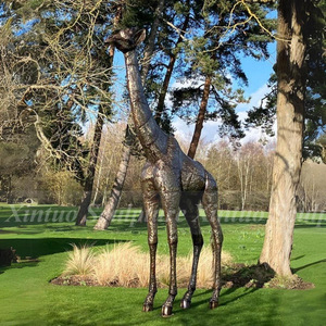 Premium Bronze Giraffe Sculpture Tall Animal Sculpture, Home &amp; Garden Decoration, <strong>Collector</strong> <strong>Item</strong> - Product Image 4