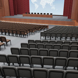 Chaises d'église empilables rembourrées en métal, design contemporain, pour <span class=keywords><strong>théâtre</strong></span> et auditorium - Product Image 2