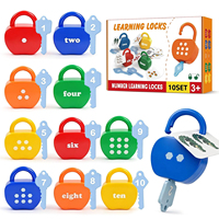 Jouet éducatif Montessori en gros pour développer la motricité fine, en forme de pomme, pour le comptage des nombres et le tri des couleurs