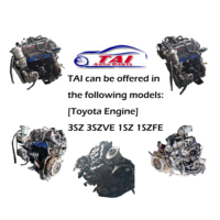 Moteur diesel turbo 4D56T d'occasion pour Mitsubishi Pajero L200 L300, boîte en bois, acier, norme TAI OEM, voiture japonaise