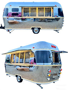 Carrito de Comida Móvil Multifuncional de Acero Inoxidable Comercial para Hot Dogs y Helados con 2 Ruedas - Product Image 3