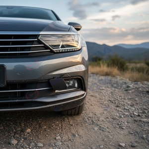 Cubierta de enganche de remolque delantero para Passat 2019, soportes de enganche TR Origin - Product Image 3
