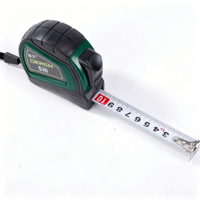 DEWEN Ruban à mesurer rétractable métrique/pouce en ABS et acier inoxydable 5M 25mm avec verrouillage automatique et clip ceinture multifonctionnel