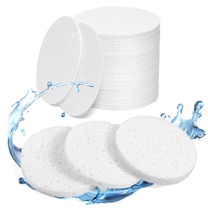 <span class=keywords><strong>Éponge</strong></span>s faciales compressées en cellulose naturelle blanche Woxin pour femmes, tampons lavants pour le visage, démaquillant, exfoliant, soin de la peau en spa - Product Image 1