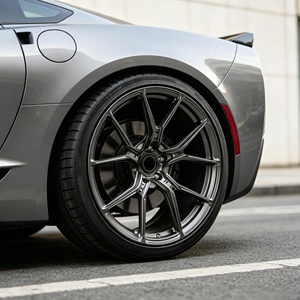 Jantes forgées Bku 5x120.65 pour Chevrolet <span class=keywords><strong>Corvette</strong></span> <span class=keywords><strong>C5</strong></span> C6 C7 C8 ZR1 Z06 personnalisées 19 20 21 pouces en alliage gris transparent - Product Image 5