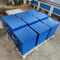 Patins de support UHMWPE pour cranes montées sur camion, à haute intensité d'impact