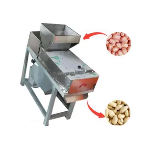 200kg/h industrial dry peanuts red skin peeling machine HJ-CM026 peanut peeer machine