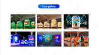 Pantalla LED Creativa con Forma de Lata de Cerveza/Cola, Diseño Flexible en Forma de Cilindro, Innovadora para Publicidad en Exposiciones