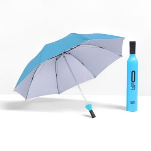 Promotion Folding Fashionable High-Quality Creative Boutique <b>Windproof</b> Red Beer Wine Bottle <b>Umbrella</b> With Color/Logo - Product Image 1