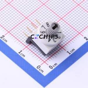 MHR-10H Rotary Encoder Switch Through hole Component (THT) Switch 10 True Code - Product Image 1