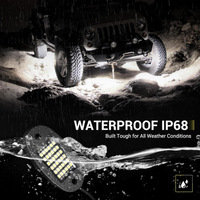 Luces LED para Coches Rock Lights Pure White F30 Baja Light Off-Road Gx470 Watermelon 10th Gen Silverado Hilux, Bombillas LED para Accesorios de Barra W203