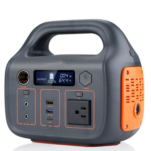 110v 220v 300w Lithium Battery Backup Source Inverter Portable Solar Power Generator Outdoor Emergency Supply Power Station