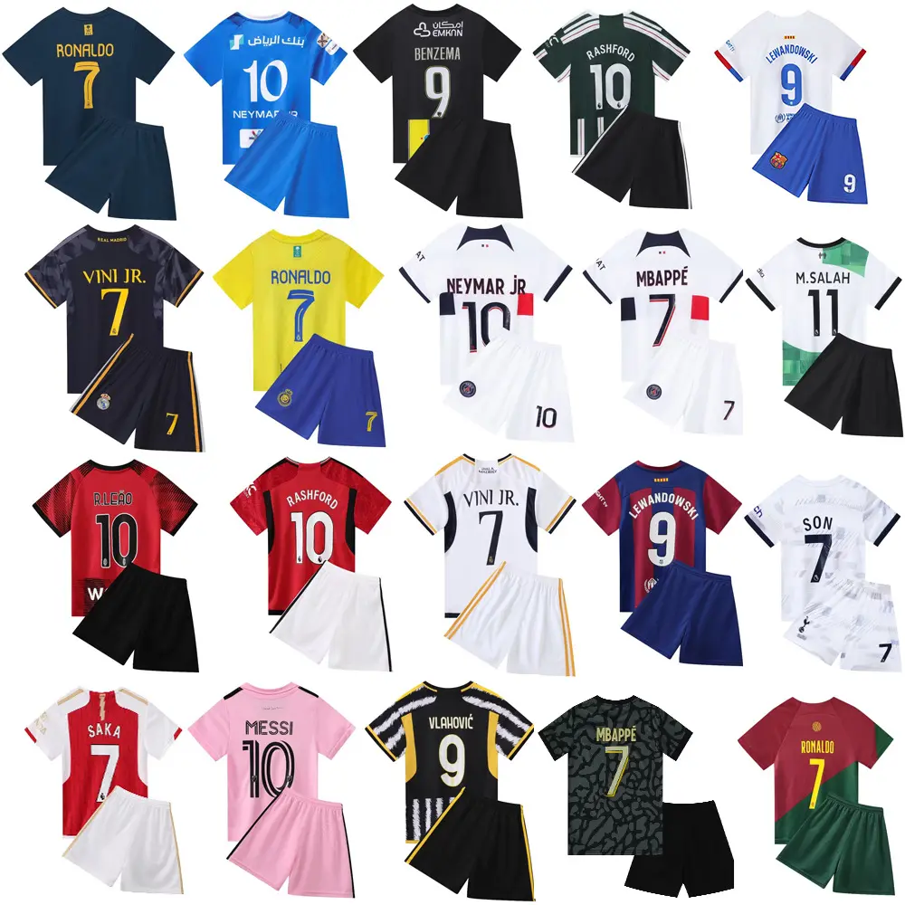 saudi arabia All Nassr ronaldos team uniforms football soccer jersey design models uk football jerseys for kids adult