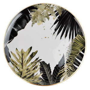 Fábrica al por mayor nuevo diseño placa moderna cerámica blanca cargador placa porcelana juegos de vajilla - Product Image 2