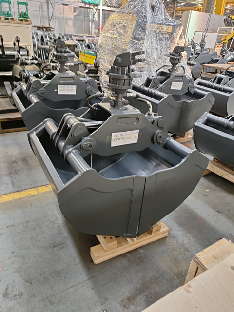 MONDE Excavator Clamshell Grab Hydraulic Clamshell Bucket Rotary Clamshell Grab Bucket Horizontal Cylinder