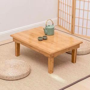 Minimalist <b>Bamboo</b> Folding Coffee <b>Table</b> 60x40x27 Cm For Home Use Tatami Style - Product Image 2