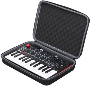 Funda protectora dura para <span class=keywords><strong>Akai</strong></span> Professional MPK Mini MKII & MK3 & MPK Mini Play, almohadilla de tambor y Keybo USB Ultra portátil de 25 teclas - Product Image 1