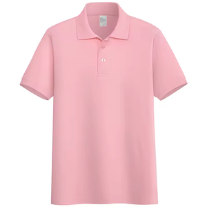 Polo de sport en gros pour hommes, en polyester et coton, avec logo brodé, personnalisable, conception de logo sur mesure - Product Image 2
