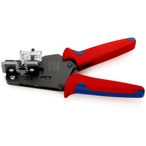 KNIPEX 12 12 10 Dénudeur d'isolation de précision avec lames profilées et poignées multi-composants bruniées 195 mm - Product Image 2