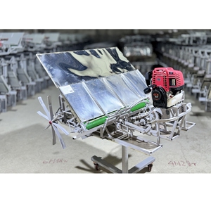 4 Lines 23 cm <b>Row</b> Spacing Planting <b>Machine</b> Multi Crop Agricultural Seeder with Fuel Efficient Engine Precision Seed Distribution - Product Image 1