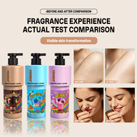 Lotion Corporelle Parfumée Lissante et Protectrice 450ml à la Niacinamide, Éclaircissante et Fixatrice d'Hydratation, Marque Privée Personnalisée en Gros