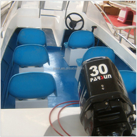 Bateau de plaisance à moteur électrique et thermique 30 CV pour travaux aquatiques, pêche et transport de 4 personnes, à vendre