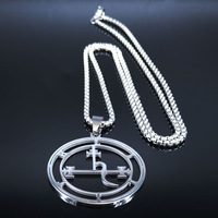 Classique En Acier Inoxydable Saint Benoît Collier Jésus Croix Pendentif Collier Religion Catholique Amulette Bijoux