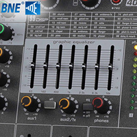 Console de mixage audio MX8 99 DSP, contrôleur DJ 8 canaux, mixeur 8 voies, égaliseur 7 bandes, équipement sonore professionnel, mixeur BT pour spectacle en direct