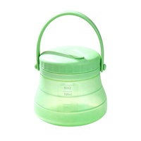 Sac Isotherme Personnalisable Pliable Facile à Transporter Anti-fuite Imperméable Contenant Alimentaire Tendance avec Poignée Vente en Gros