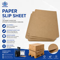 Feuille de protection en papier kraft écologique sans fumigation, haute capacité de charge, palette en papier mince pour le chargement de conteneurs