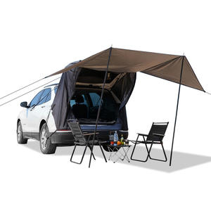 Abri <span class=keywords><strong>de</strong></span> <span class=keywords><strong>voiture</strong></span> portable semi-automatique, résistant au vent et au soleil, auvent extérieur en <span class=keywords><strong>toile</strong></span>, protection solaire <span class=keywords><strong>pour</strong></span> <span class=keywords><strong>voiture</strong></span>, utilisation en garage - Product Image 2