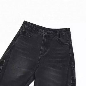 กางเกงขาสั้นยีนส์คาร์โก้แบบยูนิเซ็กซ์สั่งทำพิเศษ ความยาวเป้า 5 นิ้ว ผ้าตาข่าย ซักแล้ว กางเกงบ็อกเซอร์ชาย-<span class=keywords><strong>Inaka</strong></span> Pow - Product Image 5