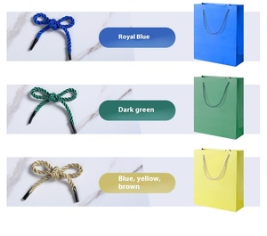 Bán buôn Nylon Polyester bện Vòng xoắn dây cầm tay dây xử lý cho giày và túi đầy màu sắc bao bì dây thừng - Product Image 3