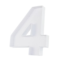 12 inch waterdichte, milieuvriendelijke, offset bedrukte, 4 jaar verjaardag/verjaardagsfeestje gevormde, stevige doos/tray van karton, nummer, sushi, suiker