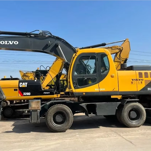 Maquinaria de buena calidad Original usada Volvo EW170BLC excavadora de ruedas de segunda mano equipo pesado con componentes de núcleo de motor - Product Image 1