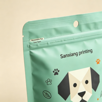 Sachets Doypack Personnalisés de Haute Qualité pour Aliments pour Animaux, Anti-Humidité, Anti-Odeur, en Nylon BOPP, Refermables avec Fermeture Éclair, pour Friandises