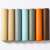 Tissu d'ameublement en similicuir PVC tricoté résistant à l'eau, épaisseur personnalisable, en rouleau, pour canapé, chaise, meubles, maison