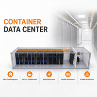 Infrastructure de centre de données informatique extérieur de 40 pieds pour site de périphérie 5G de télécommunications avec micro-centre de données N+1 UPS redondant entièrement configuré