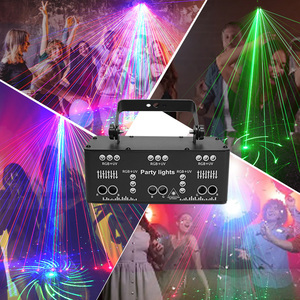 21 Eyes Indoor Stage Lighting Effect <strong>LED</strong> <strong>Projector</strong> <strong>RGB</strong> UV Disco Party Light <strong>DMX</strong> 512 Sound Activated Ravelight Remote Lights - Product Image 4