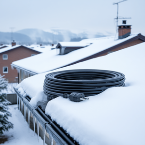 Cavo Autoriscaldante per Tubi 30FT 5W FT, Cavo di Controllo per Tetti e Tubazioni, Rivestimento in PVC, Conduttore in Rame, IP65 - Product Image 2