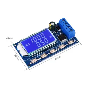 PWM generator denyut nadi sinyal LED, modul pengontrol PWM kontrol kecepatan peredupan LED yang dapat disesuaikan, siklus penundaan motor