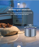 Gamelle intelligente sans fil 2,2 L pour animaux domestiques (chats et chiens) avec lumière LED, double alimentation, en acier inoxydable 304, étanche et facile à nettoyer – Modèle OEM d'usine
