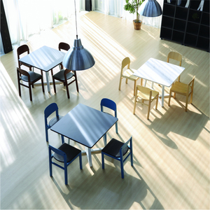 Hàn Quốc 800Mm Bàn Vuông Nhà Tối Giản/Bàn Văn Phòng Với Khung Thép Thiết Kế Nhỏ Gọn Cho Không Gian Nhỏ Sản Xuất Trong Hàn Quốc - Product Image 6