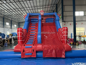 <span class=keywords><strong>Piscine</strong></span> gonflable de toboggan de parc aquatique de Spider Man de haute qualité pour des enfants capacité de 30 personnes installation facile <span class=keywords><strong>piscine</strong></span> portative été - Product Image 2