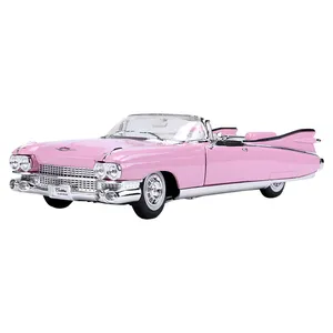 Maisto 1: 18 simülasyon alaşım araba modeli 1959 Cadillac Elvis Presley nostaljik araba model koleksiyonu